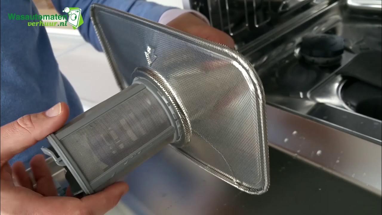 filter afwasmachine schoonmaken
