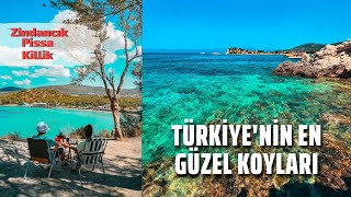 Türkiye’nin En Güzel Koyları İzmir Dikili Bademli’de Kamp | Dronu Düşürdük by Sanac Yortu 468 views 1 year ago 10 minutes, 15 seconds