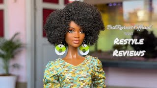 Restyle Reviews Episode 14 : 2020 Barbie Looks Model 02 Doll Restyle Review screenshot 5