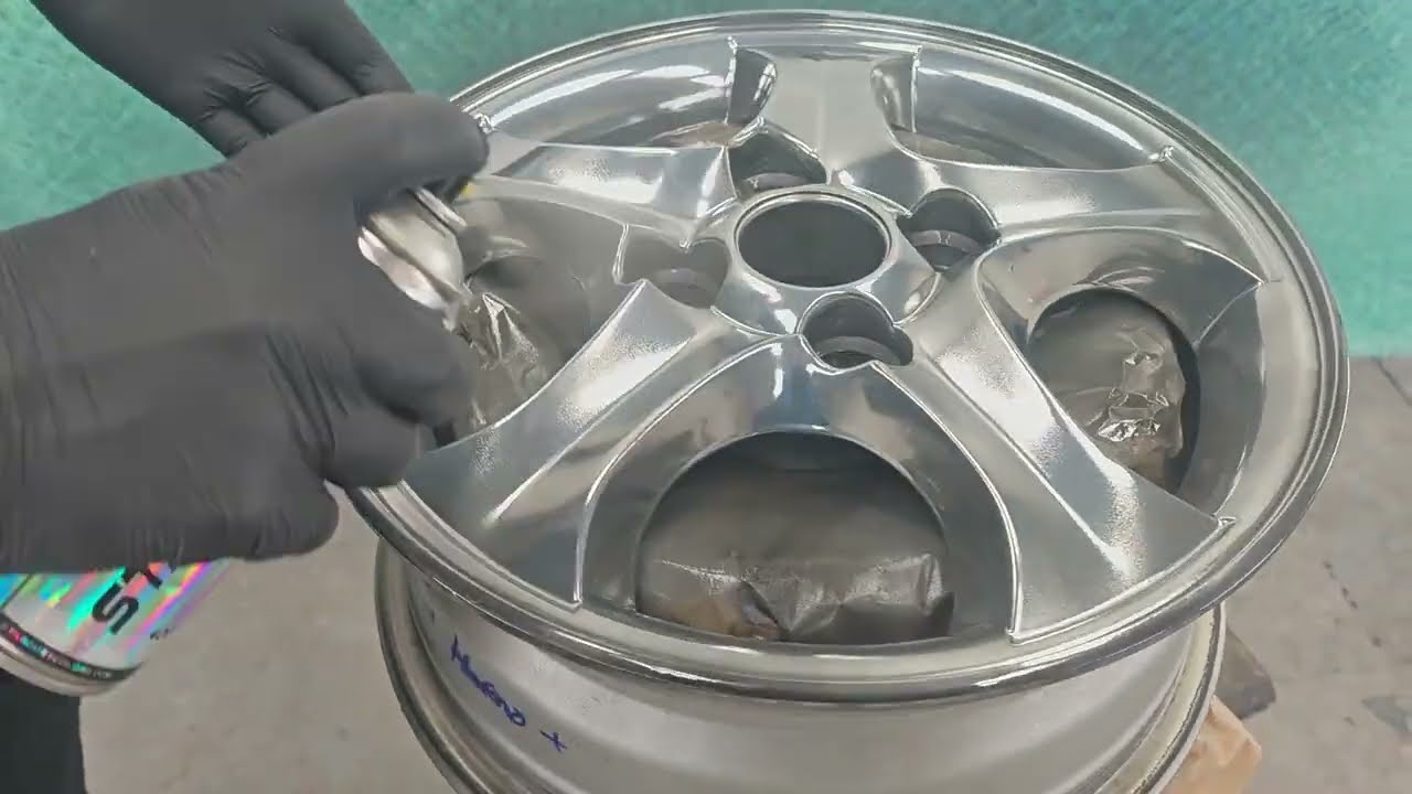 Pintar una llanta en cromo con spray NeoChrome