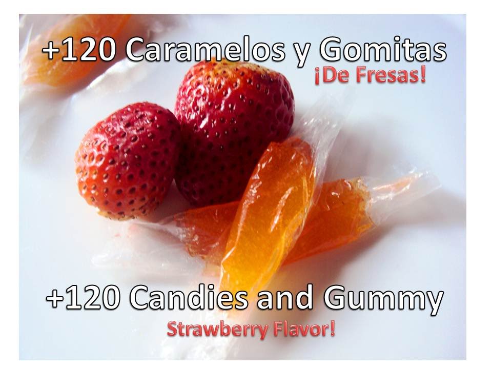 Fácil Caramelos de Fresa Caseros/Easy Strawberry Candies Homemade DIY