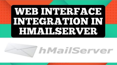 Web interface integration in hmailserver | hmailserver