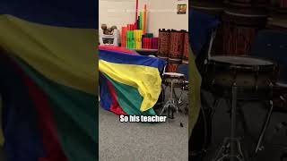 Teacher Surprises Student With A New Drum Set