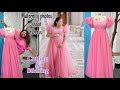how to cut &amp; sew Maternity photos shoot Dress 💗#fashion #gown #howto #maternity #howtomake  