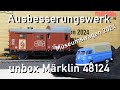 Ausbesserungswerk h0 mrklin unbox 48124 museumswagen 2024