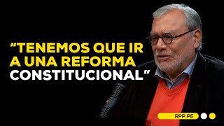 José Ugaz critica la demanda competencial  y hace un llamado a fortalecer instituciones democrática