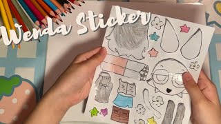 SPRUNKI PAPER STICKER | WENDA DOLL | AVA CREATIVE IDEA’S