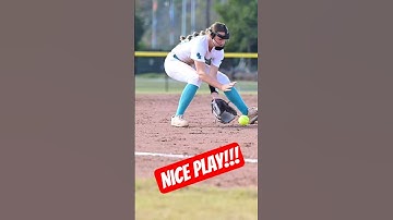 🥎 Flash to Third! Perfect Form & a Clean Out #softball #fyp