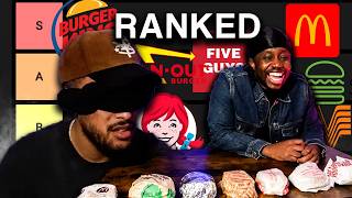 The DEFINITIVE BLIND BURGER TASTE TEST + TIER RANK w/ @adjobros