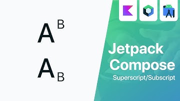 Superscript/Subscript Text - Jetpack Compose