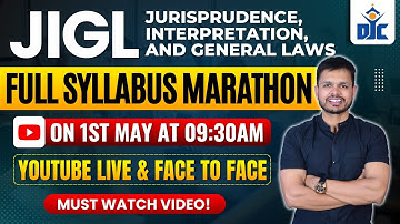 JIGL MARATHON | FULL SYLLABUS | DUSHYANT JAIN | DJC | INDORE