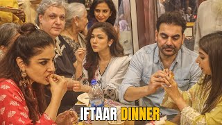 UNCUT - Sshura Khan, Arbaaz Khan FIRST Iftar after Marriage Raveena Tandon, Ridhima Pandit Join Them