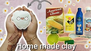 How to make cold porcelain clay at home✨ step by step process💙