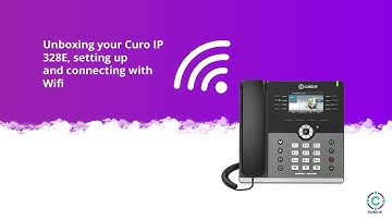 Curo IP 328e unboxing and set up using WiFi connectivity
