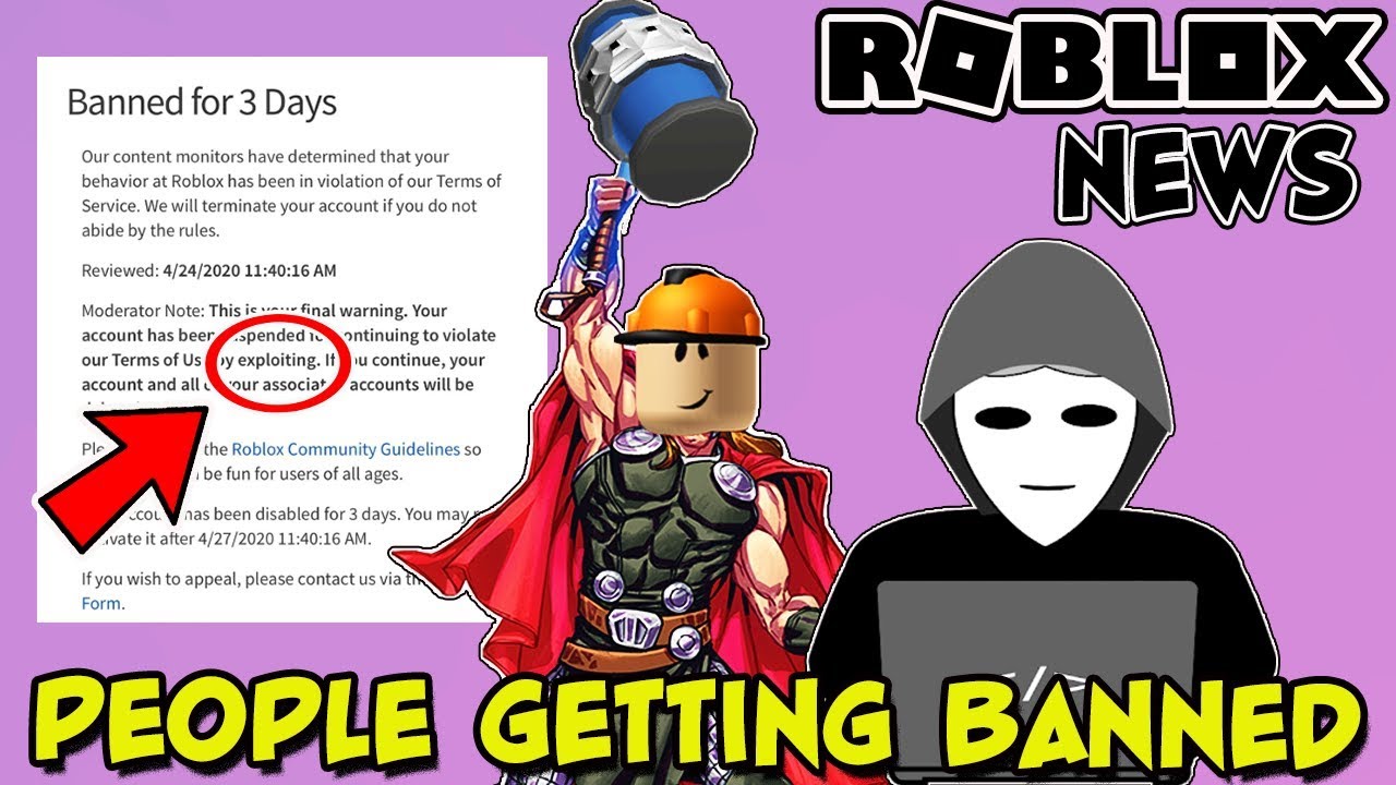 Roblox News People Getting Banned Rip Exploiters 2020 Ban Wave Youtube - roblox news report 2020