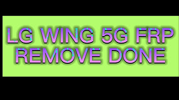 Lg wing 5G Frp remove done