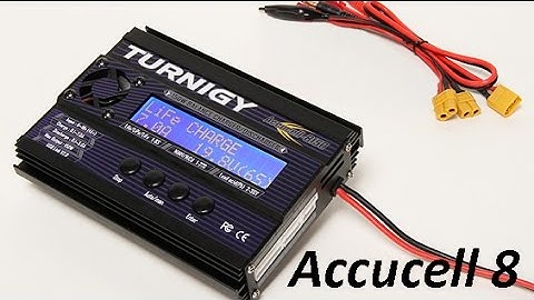 Turnigy Accucell 8150 unboxing + How to balance charging