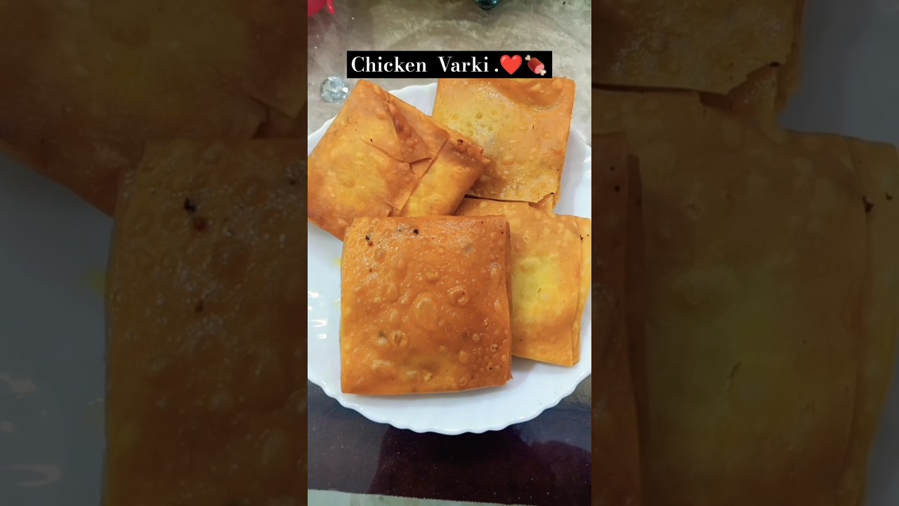 Chicken Varki Recipe ❤️🍖| Crispy Chicken 🤤🔥Varki | How to make Varki Sheet at home | 