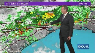 Houston Forecast: Thunderstorms rolling into the Houston area