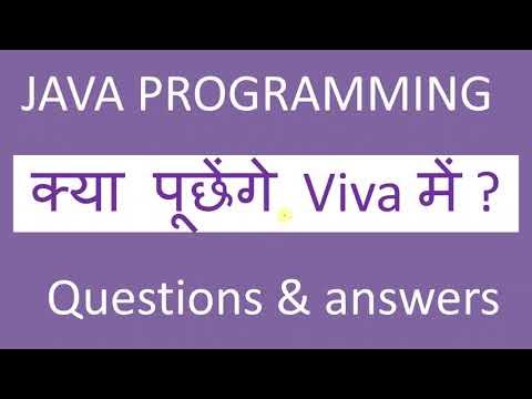 Viva questions | JAVA viva questions & answers |best 15 Java viva voce ...