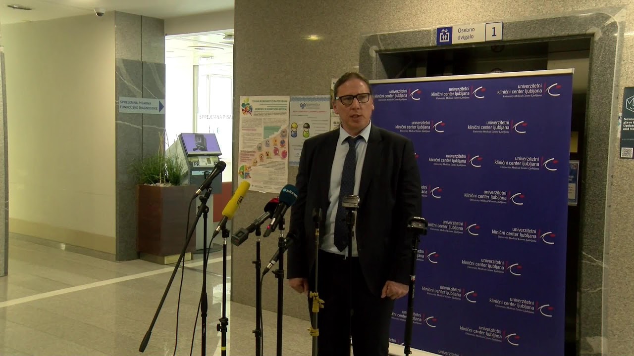 (V ŽIVO) Izjava Goloba v UKC