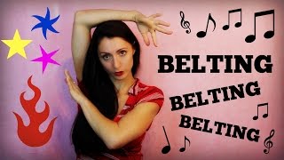 SINGING EXERCISES: Belting