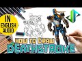 [DRAWPEDIA] HOW TO DRAW DEATHSTROKE from DC & FORTNITE SKIN - STEP BY STEP DRAWING TUTORIAL