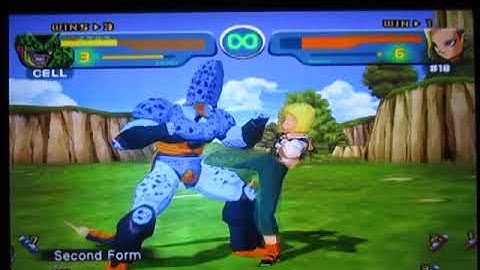 Dragon Ball Z Budokai(Gamecube)-Cell vs Android 18