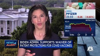 Biden administration supports waiver of patent protections for Covid vaccines
