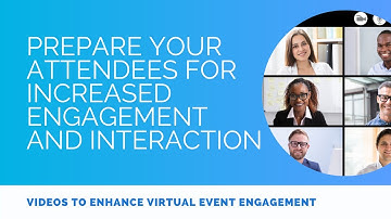 Pre-virtual event video to prepare your attendees for optimum online engagement