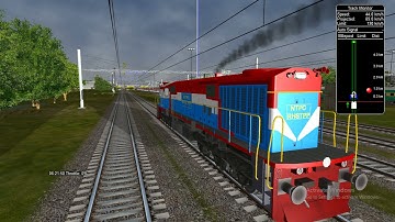 Maitree Express Shunting || Kolkata Shunting Action || International Train In IR-MSTS