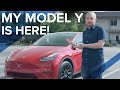 Tesla Model Y Delivery Day! - It's Here &amp; It's AMAZING