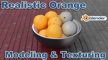 Create Realistic Orange || 3D Modeling & Texturing || Blender 2.90 Tutorial