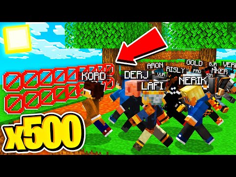 Я устроил ТРОЛЛИНГ ЛОВУШКУ 500 ИГРОКАМ ОДНОВРЕМЕННО на СЕРВЕРЕ в МАЙНКРАФТ! *полная жесть*