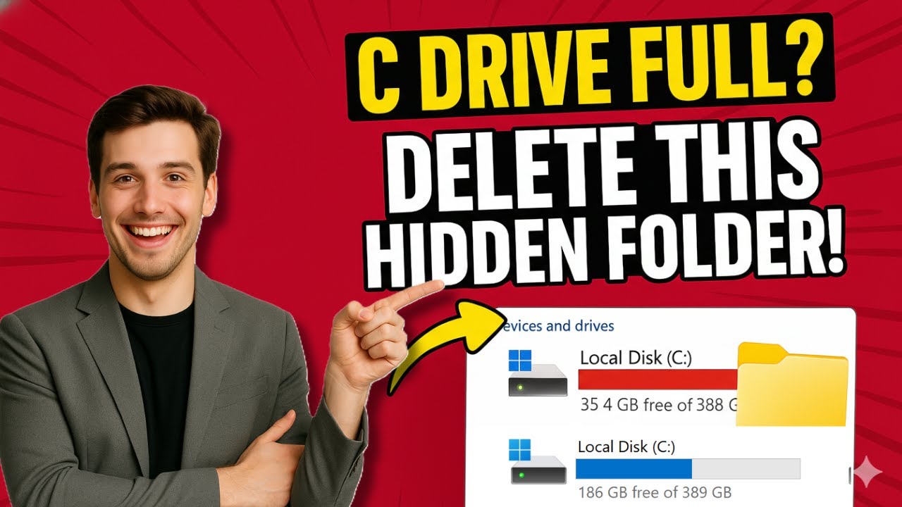 Диск С переполнен? Как освободить место на Windows 10/11
