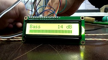 Регулятор тембра на микросхеме TDA7439 (Arduino)