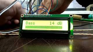 Регулятор тембра на микросхеме TDA7439 (Arduino)