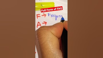 Full Form of FAQ #shorts #viral #ytshorts #trending #uniqueknowledge