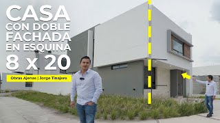 HOUSE with DOUBLE FACADE, LIGHT and WIDE SPACES. For SALE $ | Amazing houses | Jorge Tinajero
