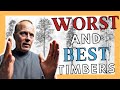 Best & Worst Wood Species for Timber Framing (Doug Fir, Cedar, Spruce, Hemlock, Pine & More)