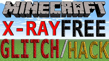 Minecraft: How to X-RAY WITHOUT X-RAY MOD! (WORKS IN 1.7.4)