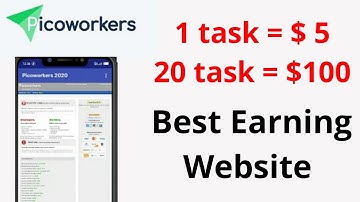 how to work picoworkers in mobile - work from home - घर बैठे पैसे कैसे कमाए मोबाइल से