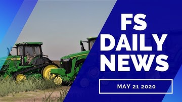 JOHN DEERE 8R, MILLENNIAL FARMER MAP, PLUS BRENT GRAIN AUGER | FS DAILY NEWS | Farming Simulator 19