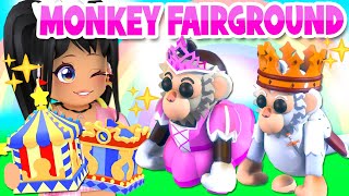How to get *ALL 6 NEW MONKEYS* Monkey Fairground in Adopt Me! (roblox) UPDATE TEA NEWS