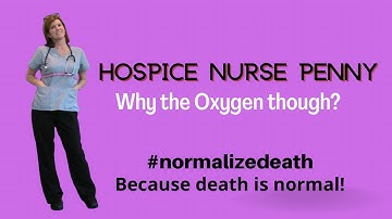 Not all dying people need oxygen!