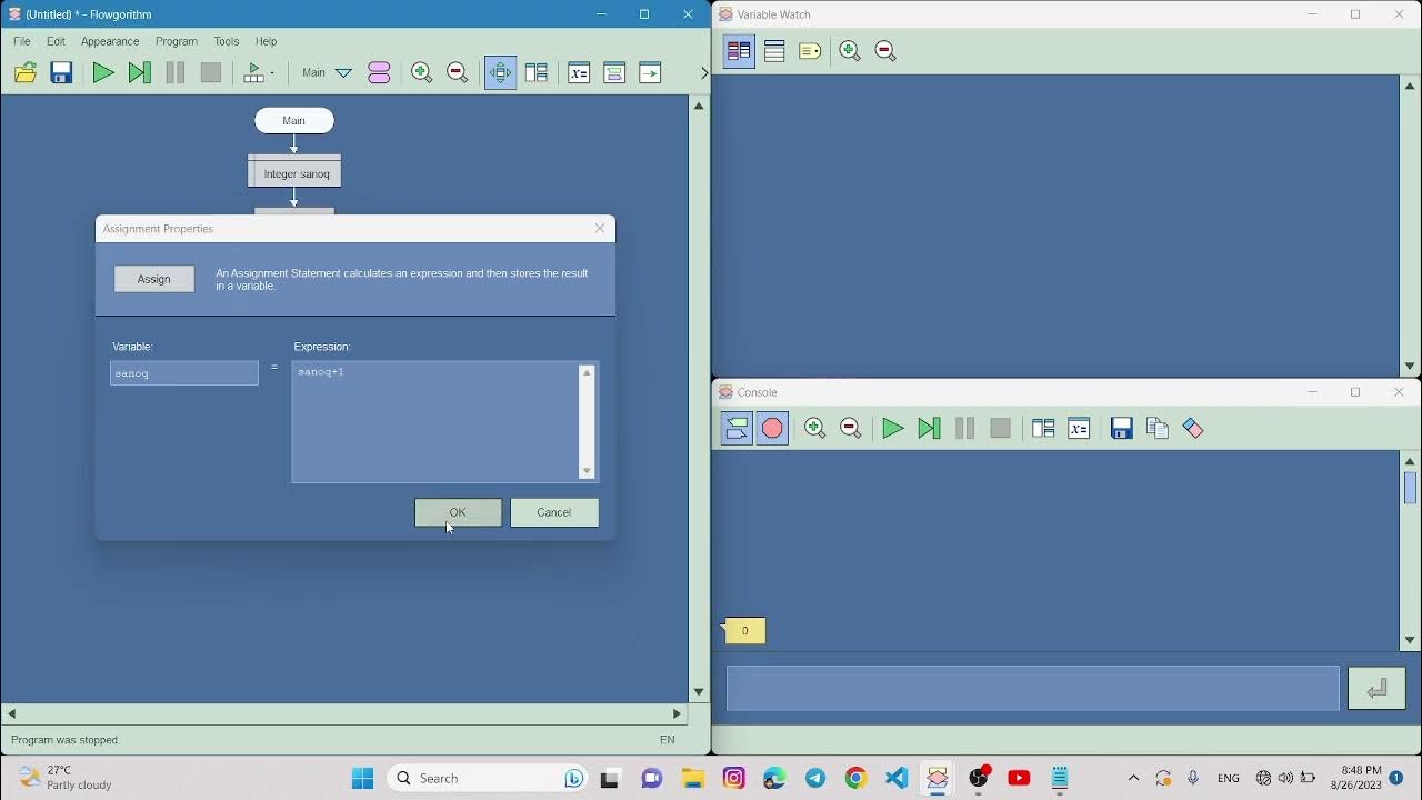 flowgorith 4-dars sikl operatorlari: for,while,do-while - YouTube