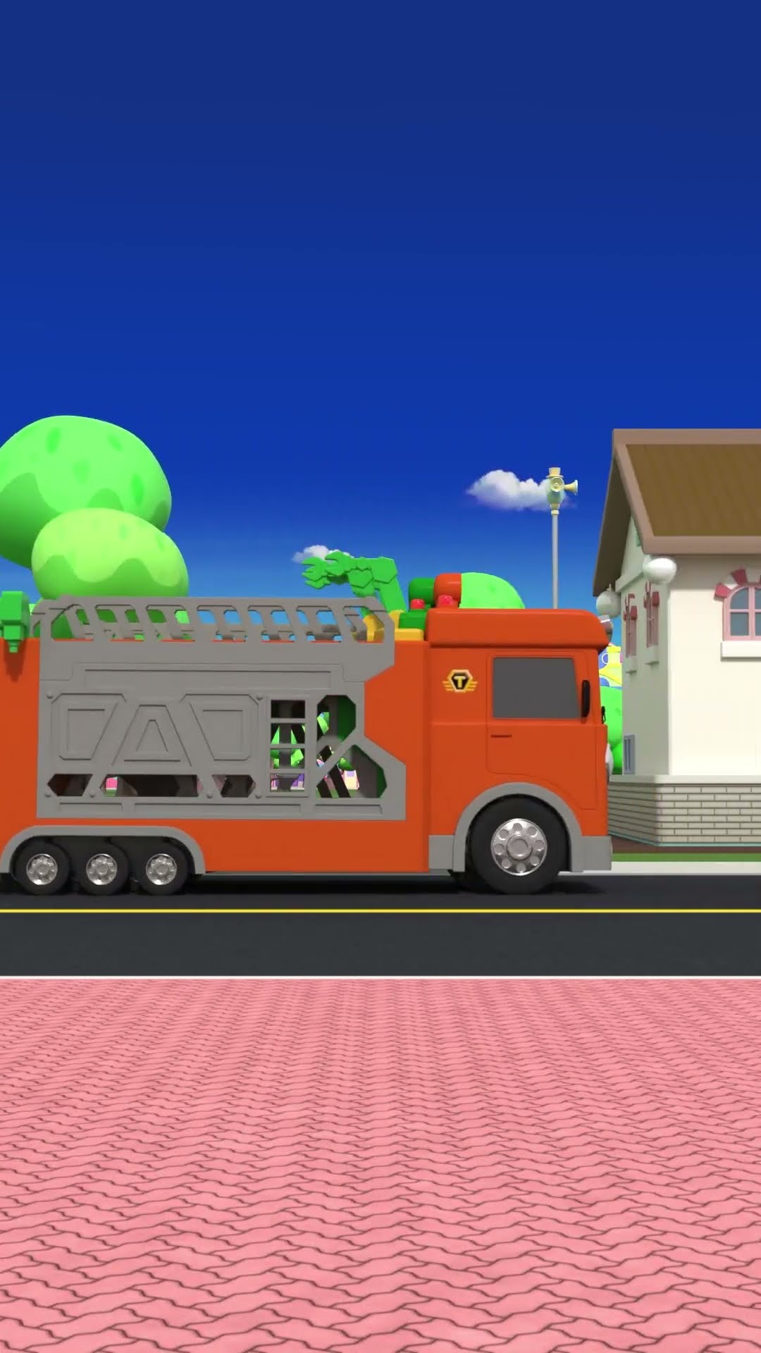 Colorful Rescue Truck, Strong!? #TayotheLittleBus #Shorts