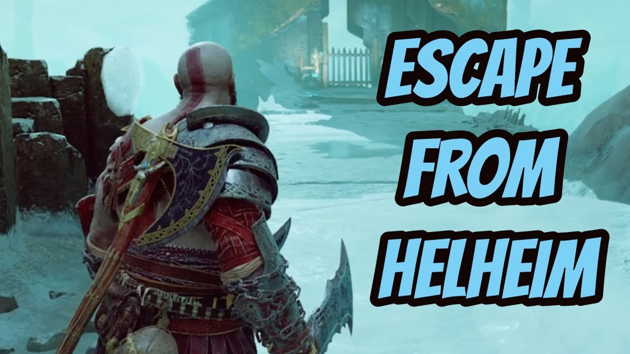 Escape From Helheim Realm & Flying Ghost Ship (God of War 4 Part 27