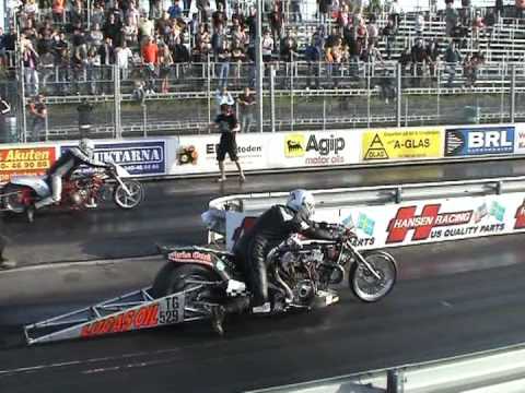 Dragrace Malm '08 SuperTwinTopGas qualif. round 1