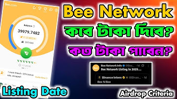 Bee Network Listing Date | Bee Network Airdrop Criteria | Bee Network New Update in Bangla